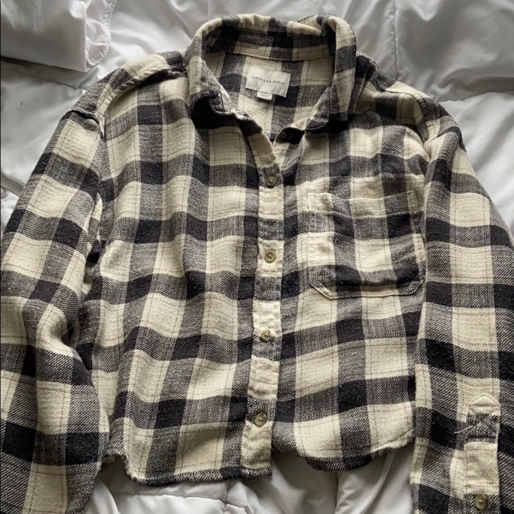 Cropped flannel